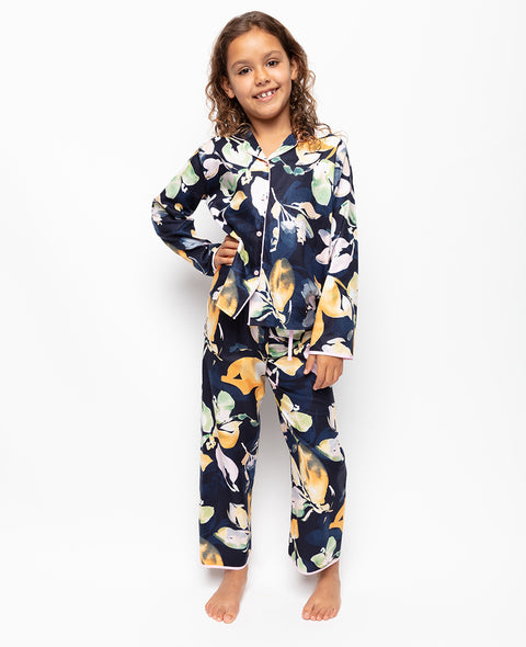 Ensemble de pyjama à imprimé floral pour filles Estelle