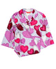 Viola Pyjama-Set mit Herzdruck für Mädchen