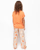 Sage Girls Slouch Jersey-Top und Pyjama-Set mit Schmetterlings-Print