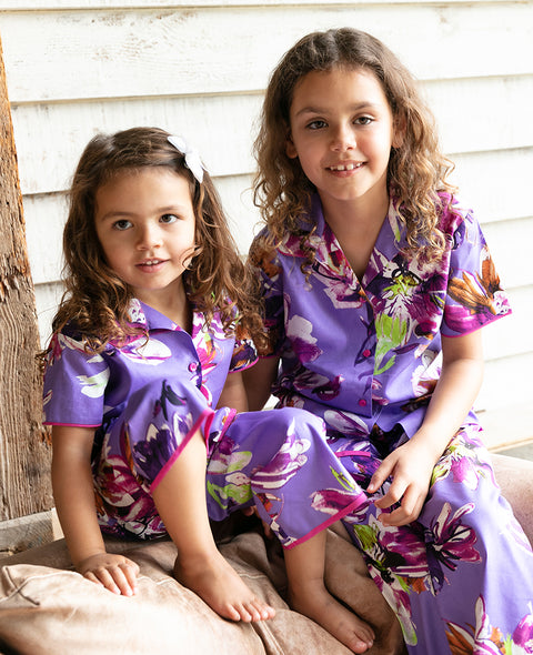 Fifi Girls Floral Print Pyjama Set