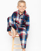 Archie Navy Check Pyjama Set