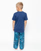 George Blue Jersey T-shirt and Whale Print Pyjama Set