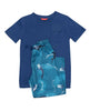 Ensemble t-shirt en jersey George Blue et pyjama à imprimé baleine