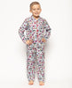 Windsor Boys Graues Pyjama-Set mit London-Print