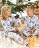 Riley Boys White Bauble Print Pajama Set