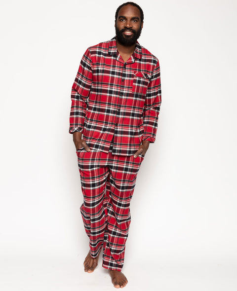 Windsor Mens Super Cosy Check Pyjama Set