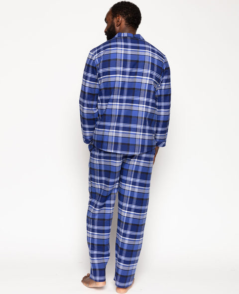 Riley Mens Brushed Check Pyjama Set