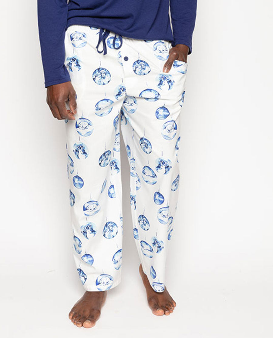 Riley Herren-Pyjamahose mit Kugeldruck