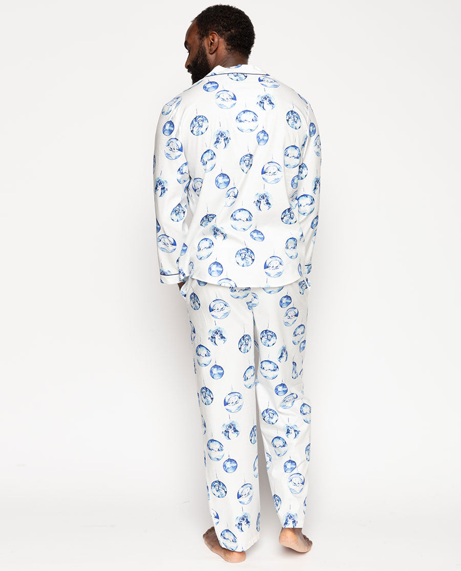 Riley Mens Bauble Print Pyjama Bottoms