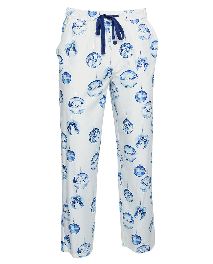 Riley Bas de pyjama à imprimé babiole pour homme