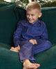 Pyjama à imprimé géométrique bleu marine Riley pour garçons