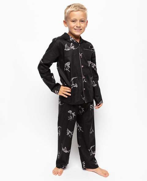 Mason Boys Shark Print Pyjama Set