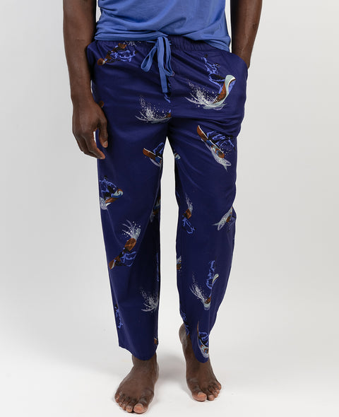 Pantalon de pyjama Jamie Snowboarder Print
