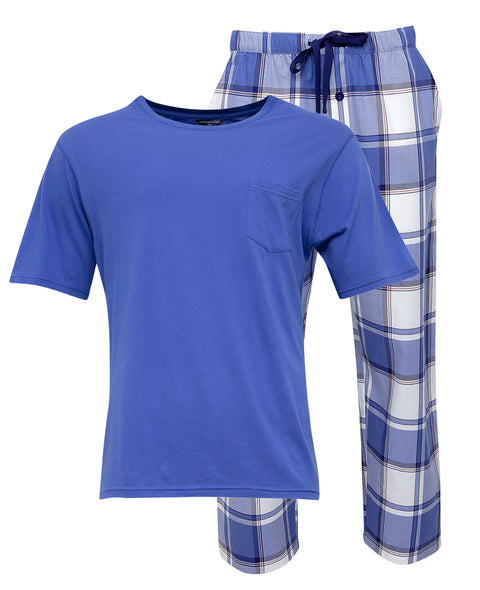 Jamie Jersey T-shirt and Check Pyjama Set