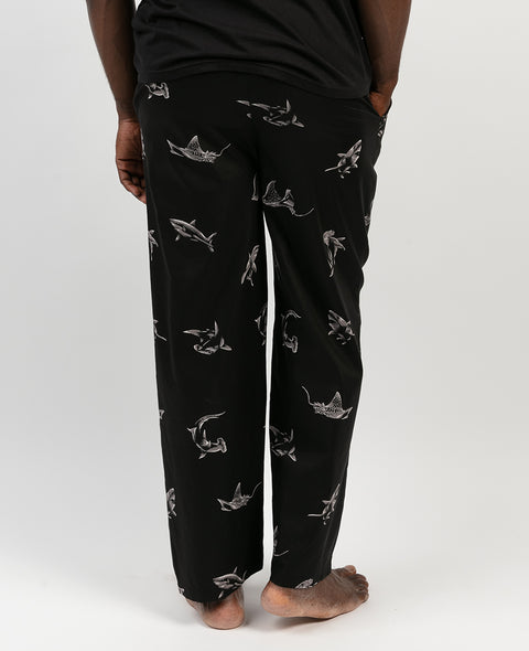 Mason Shark Print Pyjama Bottoms