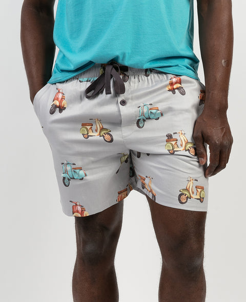 Luca Scooter Print Shorts