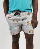 Shorts mit Luca Scooter-Print