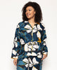 Verity Pyjama-Oberteil mit Blumendruck