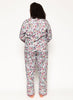 Windsor Pyjamahose mit London-Print für Damen