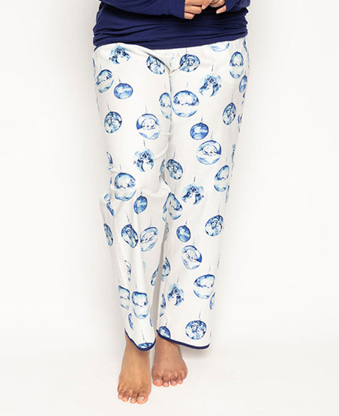 Riley Bas de pyjama imprimé babiole pour femme