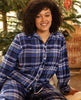 Riley Haut de pyjama à carreaux brossé pour femme