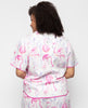 Fifi Pyjama-Oberteil mit Flamingo-Print