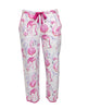 Kurz geschnittene Pyjamahose mit Flamingo-Print von Fifi