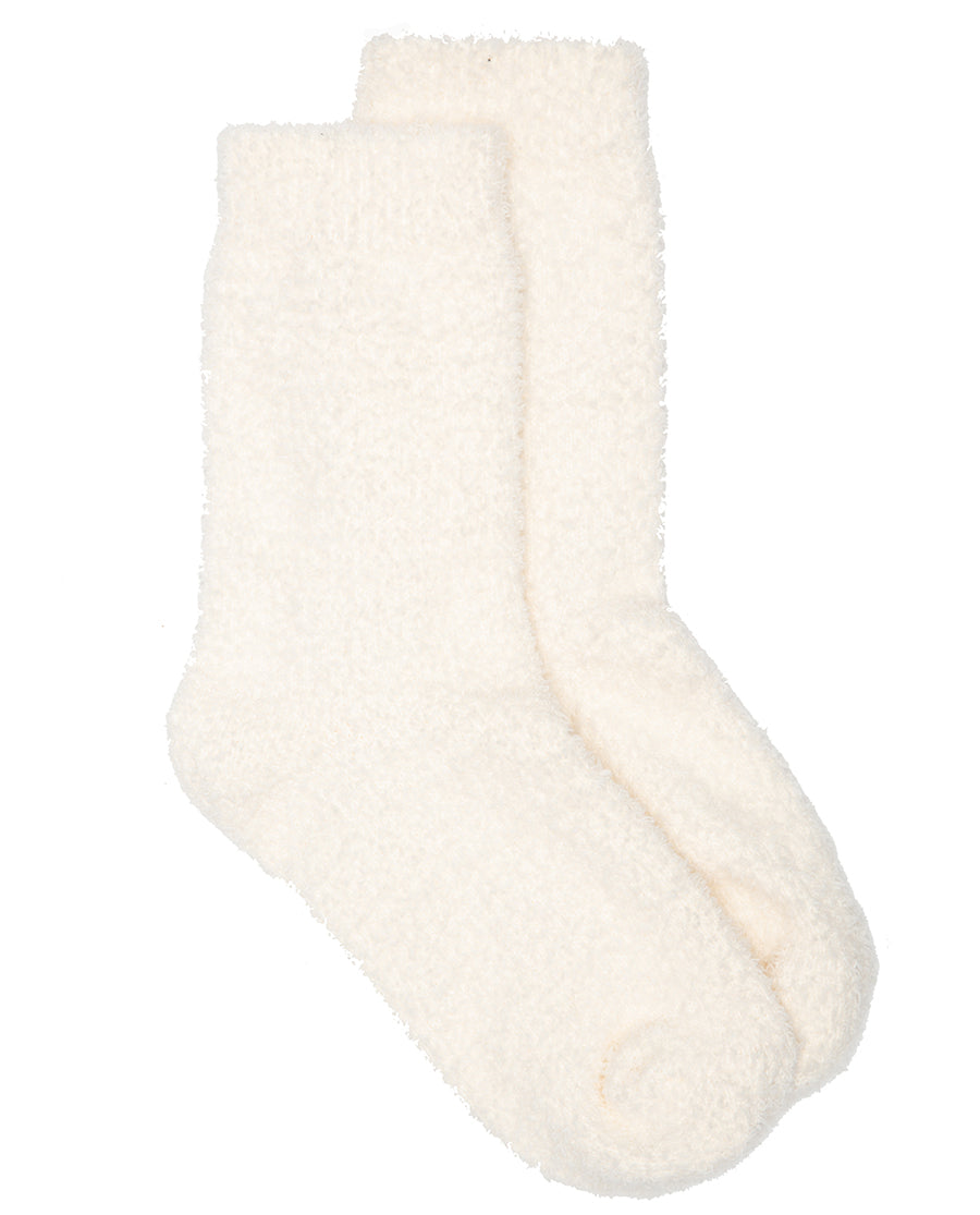 Ivory Fluffy Socks